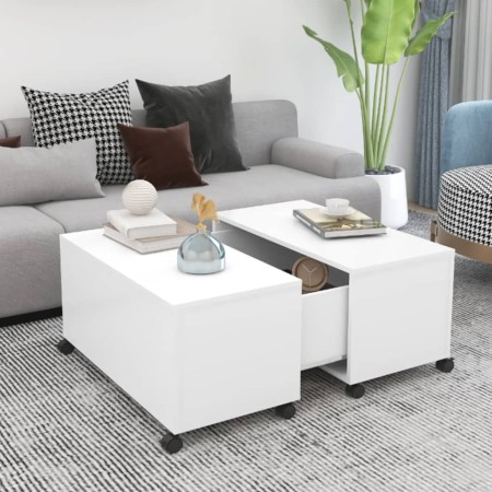 Mesa de centro madera contrachapada blanco 75x75x38 cm von , Couchtisch - Ref: Foro24-806867, Preis: 74,39 €, Rabatt: -5%%