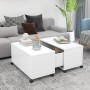 Mesa de centro madera contrachapada blanco 75x75x38 cm von , Couchtisch - Ref: Foro24-806867, Preis: 74,39 €, Rabatt: -5%%