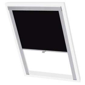 Persiana enrollable opaca negra PK08 de , Persianas y estores - Ref: Foro24-133521, Precio: 60,39 €, Descuento: -5%%