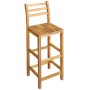 Set mesa de bar y sillas 3 piezas de madera de acacia maciza de , muebles para cocinas y comedores - Ref: Foro24-246667, Prec...