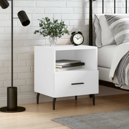 Mesita de noche madera de ingeniería blanco 40x35x47,5 cm by , Nightstands - Ref: Foro24-827468, Price: 47,72 €, Discount: %