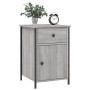 Mesita de noche madera contrachapada gris Sonoma 40x42x60 cm | Foro24.es | Tu tienda online para hogar, jardín y más Foro24.es
