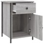 Mesita de noche madera contrachapada gris Sonoma 40x42x60 cm | Foro24.es | Tu tienda online para hogar, jardín y más Foro24.es