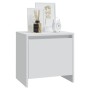 Mesitas de noche 2 uds madera ingeniería blanco 45x34x44,5 cm by , Nightstands - Ref: Foro24-809864, Price: 83,13 €, Discount: %