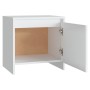 Mesitas de noche 2 uds madera ingeniería blanco 45x34x44,5 cm by , Nightstands - Ref: Foro24-809864, Price: 83,13 €, Discount: %