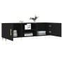 Mueble para TV madera de ingeniería negro 150x30x50 cm by , TV Furniture - Ref: Foro24-829085, Price: 112,74 €, Discount: %