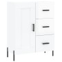 Aparador de madera contrachapada blanco brillante 69,5x34x90 cm by , Sideboards - Ref: Foro24-830270, Price: 79,29 €, Discoun...