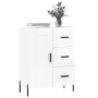 Aparador de madera contrachapada blanco brillante 69,5x34x90 cm by , Sideboards - Ref: Foro24-830270, Price: 79,29 €, Discoun...