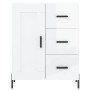 Aparador de madera contrachapada blanco brillante 69,5x34x90 cm by , Sideboards - Ref: Foro24-830270, Price: 79,29 €, Discoun...