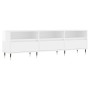 Mueble de TV madera contrachapada blanco brillo 150x30x44,5 cm by , TV Furniture - Ref: Foro24-831262, Price: 103,21 €, Disco...