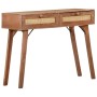 Mesa consola de madera maciza de mango 100x35x76 cm by , Side tables - Ref: Foro24-323598, Price: 225,29 €, Discount: %