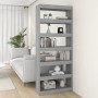 Estantería/divisor madera ingeniería gris Sonoma 80x30x198 cm de , Librerías y estanterías - Ref: Foro24-813627, Precio: 89,4...