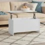 Couchtisch aus weißem Sperrholz, 102 x 55,5 x 52,5 cm von vidaXL, Couchtisch - Ref: Foro24-809665, Preis: 57,41 €, Rabatt: %