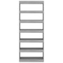 Estantería/divisor madera ingeniería gris Sonoma 80x30x198 cm de , Librerías y estanterías - Ref: Foro24-813627, Precio: 89,4...