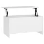 Couchtisch aus weißem Sperrholz, 102 x 55,5 x 52,5 cm von vidaXL, Couchtisch - Ref: Foro24-809665, Preis: 57,41 €, Rabatt: %