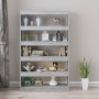 Estantería/divisor de espacios gris hormigón 100x30x166 cm by , Bookcases and shelves - Ref: Foro24-811767, Price: 76,69 €, D...