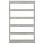 Estantería/divisor de espacios gris hormigón 100x30x166 cm by , Bookcases and shelves - Ref: Foro24-811767, Price: 76,69 €, D...