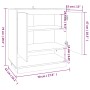 Aparador de madera de ingeniería marrón roble 70x41x75 cm | Foro24.es | Tu tienda online para hogar, jardín y más Foro24.es