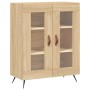 Aparador de madera de ingeniería roble Sonoma 69,5x34x90 cm by , Sideboards - Ref: Foro24-827759, Price: 81,60 €, Discount: %