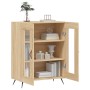 Aparador de madera de ingeniería roble Sonoma 69,5x34x90 cm by , Sideboards - Ref: Foro24-827759, Price: 81,60 €, Discount: %