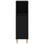 Armario de baño madera contrachapada negro 30x30x100 cm von , Badezimmermöbel - Ref: Foro24-819805, Preis: 74,68 €, Rabatt: %