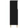 Armario de baño madera contrachapada negro 30x30x100 cm von , Badezimmermöbel - Ref: Foro24-819805, Preis: 74,68 €, Rabatt: %