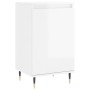 Aparador madera de ingeniería blanco brillante 40x35x70 cm de , Aparadores - Ref: Foro24-831040, Precio: 52,25 €, Descuento: ...