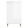 Aparador madera de ingeniería blanco brillante 40x35x70 cm de , Aparadores - Ref: Foro24-831040, Precio: 52,25 €, Descuento: ...