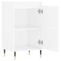 Aparador madera de ingeniería blanco brillante 40x35x70 cm de , Aparadores - Ref: Foro24-831040, Precio: 52,25 €, Descuento: ...