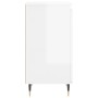 Aparador madera de ingeniería blanco brillante 40x35x70 cm de , Aparadores - Ref: Foro24-831040, Precio: 52,25 €, Descuento: ...