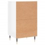 Aparador madera de ingeniería blanco brillante 40x35x70 cm de , Aparadores - Ref: Foro24-831040, Precio: 52,25 €, Descuento: ...