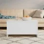 Couchtisch aus weißem Sperrholz, 102 x 55,5 x 52,5 cm von vidaXL, Couchtisch - Ref: Foro24-809665, Preis: 57,41 €, Rabatt: %