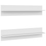 Estante de pared 2 uds madera contrachapada blanco 80x11,5x18cm von , Regale und Regale - Ref: Foro24-807333, Preis: 23,97 €,...