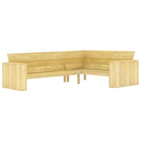 Banco de jardín de madera de pino impregnada 239 cm von , Gartenbänke - Ref: Foro24-49038, Preis: 456,53 €, Rabatt: %