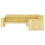 Banco de jardín de madera de pino impregnada 239 cm by , garden benches - Ref: Foro24-49038, Price: 456,53 €, Discount: %