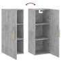 Armario de pared gris hormigón 34,5x34x90 cm | Foro24.es | Tu tienda online para hogar, jardín y más Foro24.es