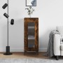 Aparador madera de ingeniería roble ahumado 34,5x34x90 cm | Foro24.es | Tu tienda online para hogar, jardín y más Foro24.es