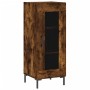 Aparador madera de ingeniería roble ahumado 34,5x34x90 cm | Foro24.es | Tu tienda online para hogar, jardín y más Foro24.es