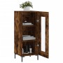 Aparador madera de ingeniería roble ahumado 34,5x34x90 cm | Foro24.es | Tu tienda online para hogar, jardín y más Foro24.es