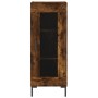 Aparador madera de ingeniería roble ahumado 34,5x34x90 cm | Foro24.es | Tu tienda online para hogar, jardín y más Foro24.es