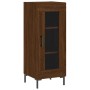 Aparador madera de ingeniería marrón roble 34,5x34x90 cm by , Sideboards - Ref: Foro24-828803, Price: 62,34 €, Discount: %