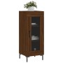 Aparador madera de ingeniería marrón roble 34,5x34x90 cm by , Sideboards - Ref: Foro24-828803, Price: 62,34 €, Discount: %