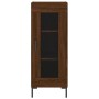Aparador madera de ingeniería marrón roble 34,5x34x90 cm by , Sideboards - Ref: Foro24-828803, Price: 62,34 €, Discount: %