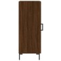 Aparador madera de ingeniería marrón roble 34,5x34x90 cm by , Sideboards - Ref: Foro24-828803, Price: 62,34 €, Discount: %
