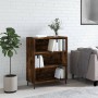 Estantería madera de ingeniería roble ahumado 69,5x32,5x90 cm | Foro24.es | Tu tienda online para hogar, jardín y más Foro24.es