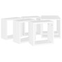 Estantes cubo de pared 6 unidades blanco 30x15x30 cm de , Estantes y estanterías - Ref: Foro24-807000, Precio: 55,32 €, Descu...
