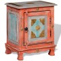 Mesita de noche de madera maciza de mango naranja de , Mesitas de noche - Ref: Foro24-243969, Precio: 136,91 €, Descuento: -5%%