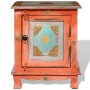 Mesita de noche de madera maciza de mango naranja de , Mesitas de noche - Ref: Foro24-243969, Precio: 136,91 €, Descuento: -5%%