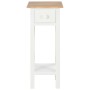 Mesa auxiliar de madera blanca 27x27x65,5 cm by , Side tables - Ref: Foro24-280057, Price: 76,29 €, Discount: %