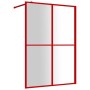 Mampara puerta de ducha vidrio transparente ESG rojo 140x195 cm | Foro24.es | Tu tienda online para hogar, jardín y más Foro24.es